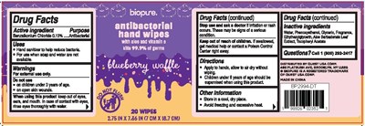 Bzk Wipe (Bzk Wipe Blueberry Waffle)